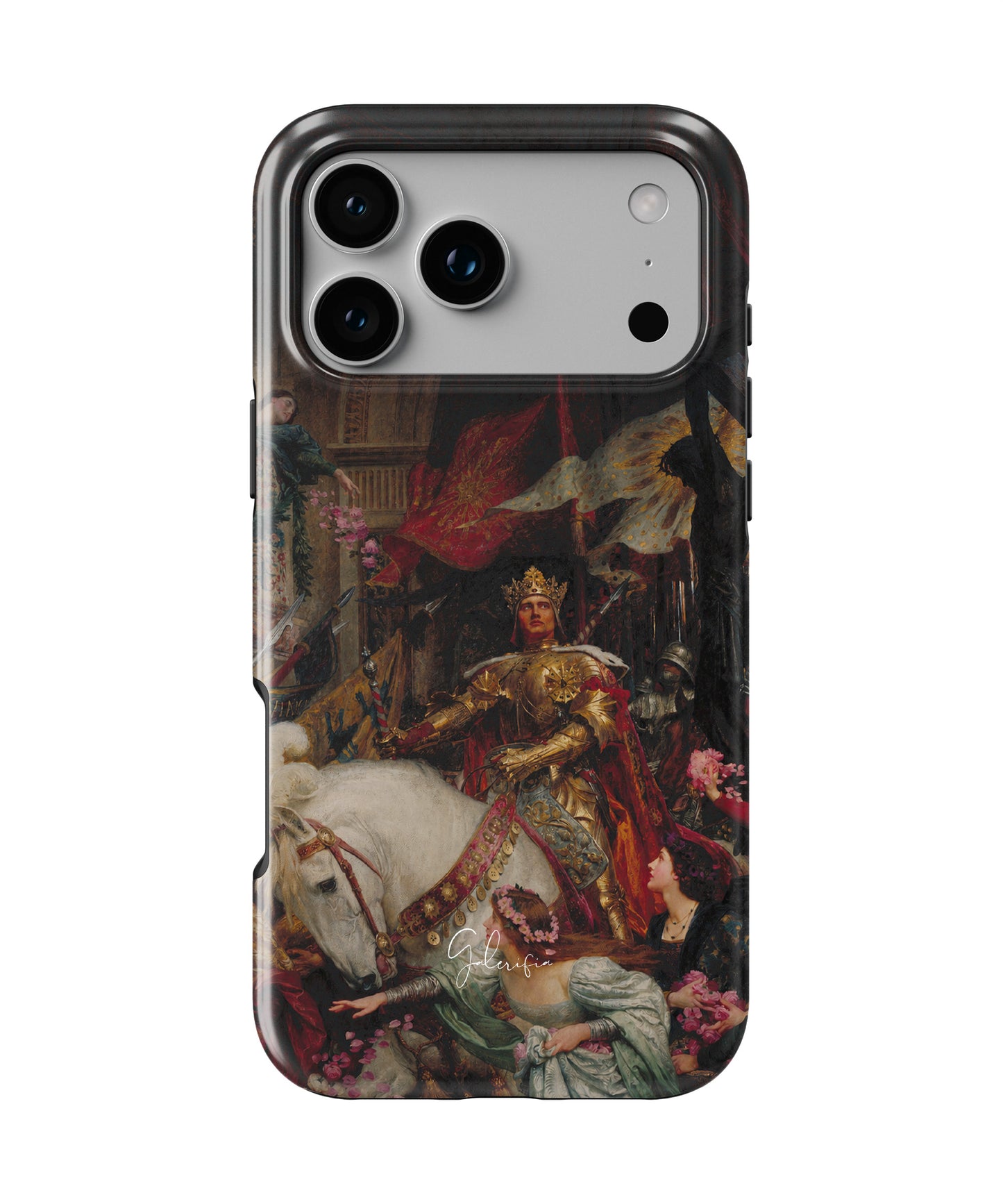 The Two Crowns by Sir Frank Dicksee iPhone Case