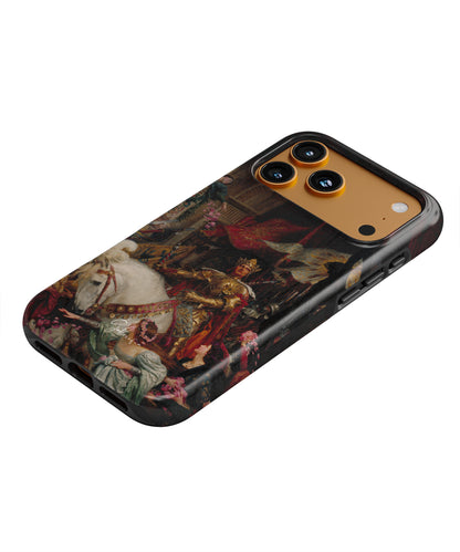 The Two Crowns by Sir Frank Dicksee iPhone Case