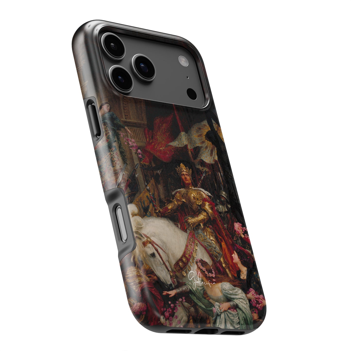 The Two Crowns by Sir Frank Dicksee iPhone Case