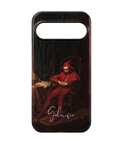 Close-up camera cutout view of Stańczyk by Jan Matejko Google Pixel phone case
