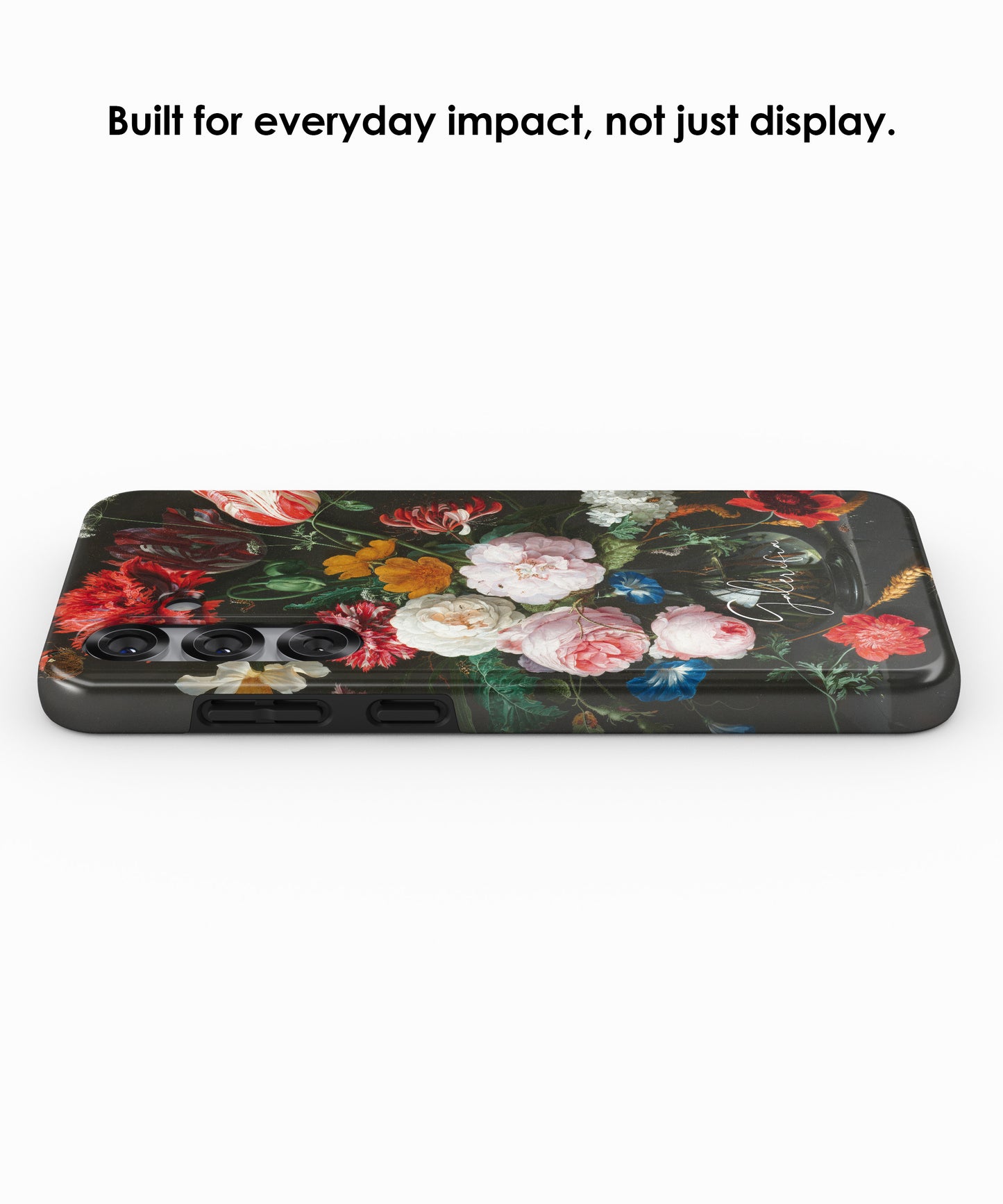 Still Life with Flowers in a Glass Vase by Rachel Ruysch Samsung Galaxy Case