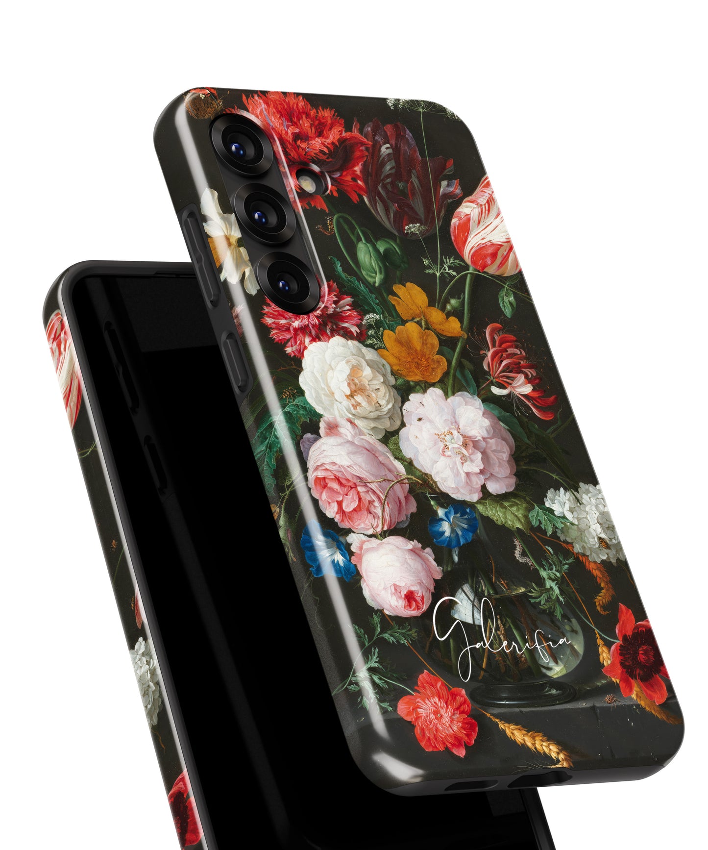 Still Life with Flowers in a Glass Vase by Rachel Ruysch Samsung Galaxy Case