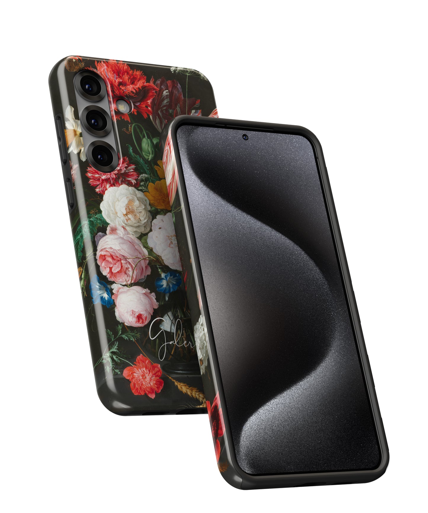 Still Life with Flowers in a Glass Vase by Rachel Ruysch Samsung Galaxy Case