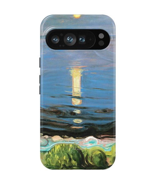 Summer Night on the Beach by Edvard Munch Google Pixel Case