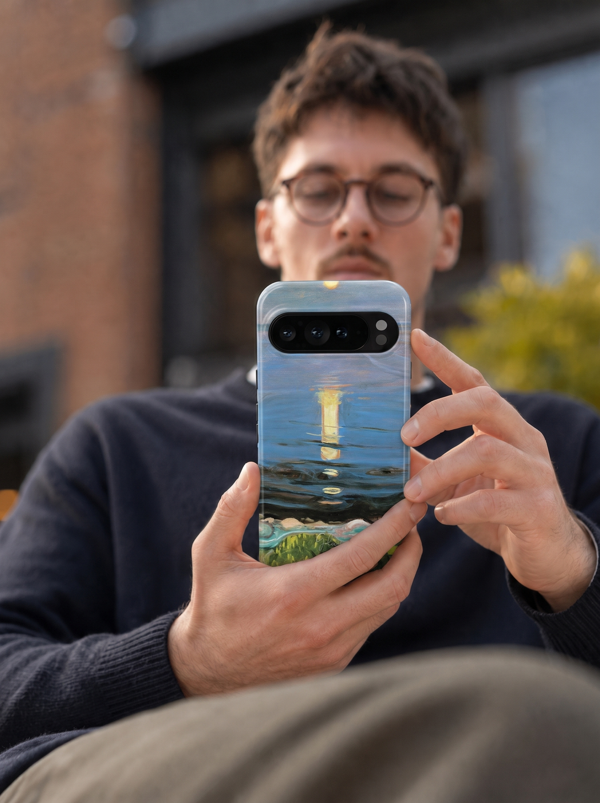 Summer Night on the Beach by Edvard Munch Google Pixel Case