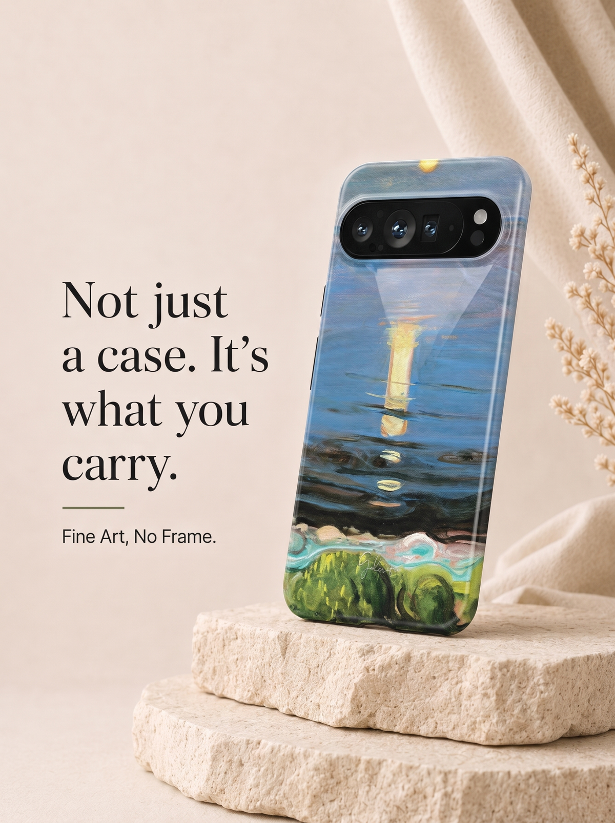 Summer Night on the Beach by Edvard Munch Google Pixel Case