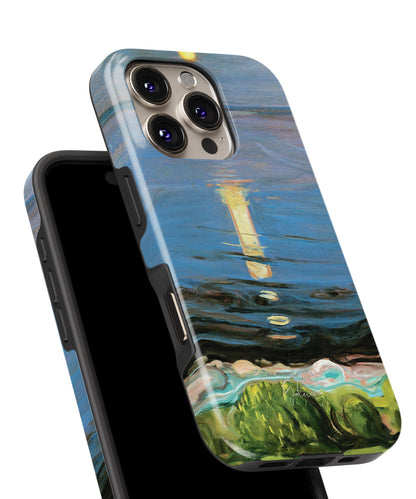 Summer Night on the Beach by Edvard Munch MagSafe iPhone Case