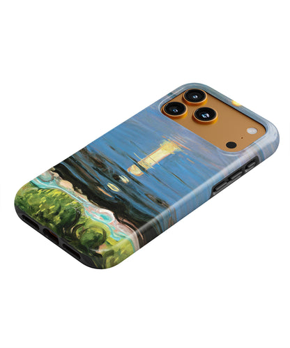 Summer Night on the Beach by Edvard Munch MagSafe iPhone Case