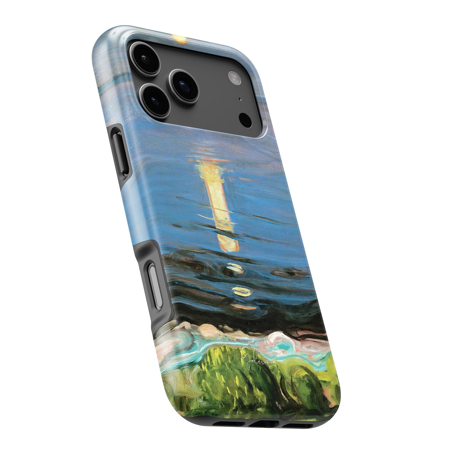 Summer Night on the Beach by Edvard Munch MagSafe iPhone Case