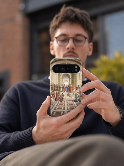 The School of Athens by Raphael Google Pixel Case