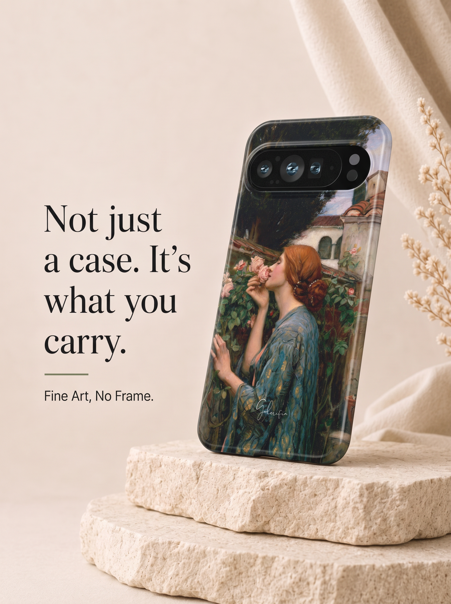 The Soul of the Rose by John William Waterhouse Google Pixel Case