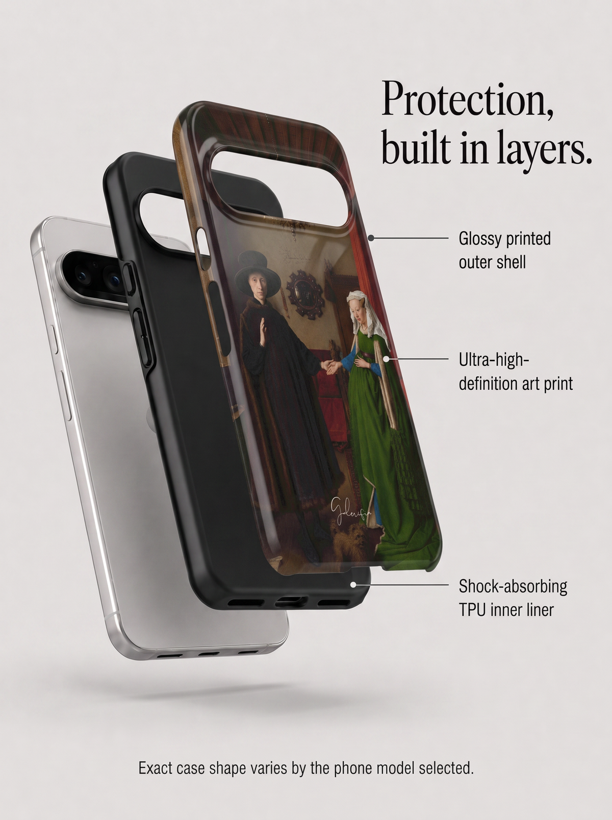 The Arnolfini Portrait by Jan van Eyck Google Pixel Case