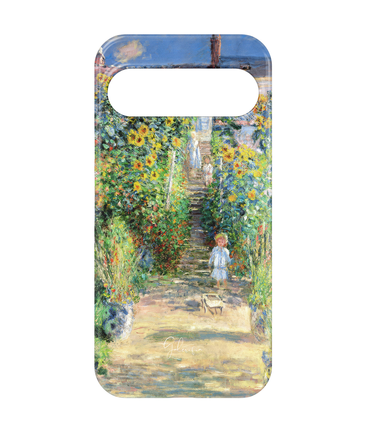 The Artist’s Garden at Vétheuil by Claude Monet Google Pixel Case