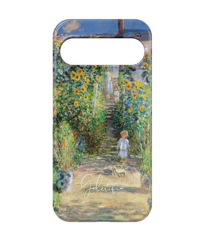 The Artist’s Garden at Vétheuil by Claude Monet Google Pixel Case