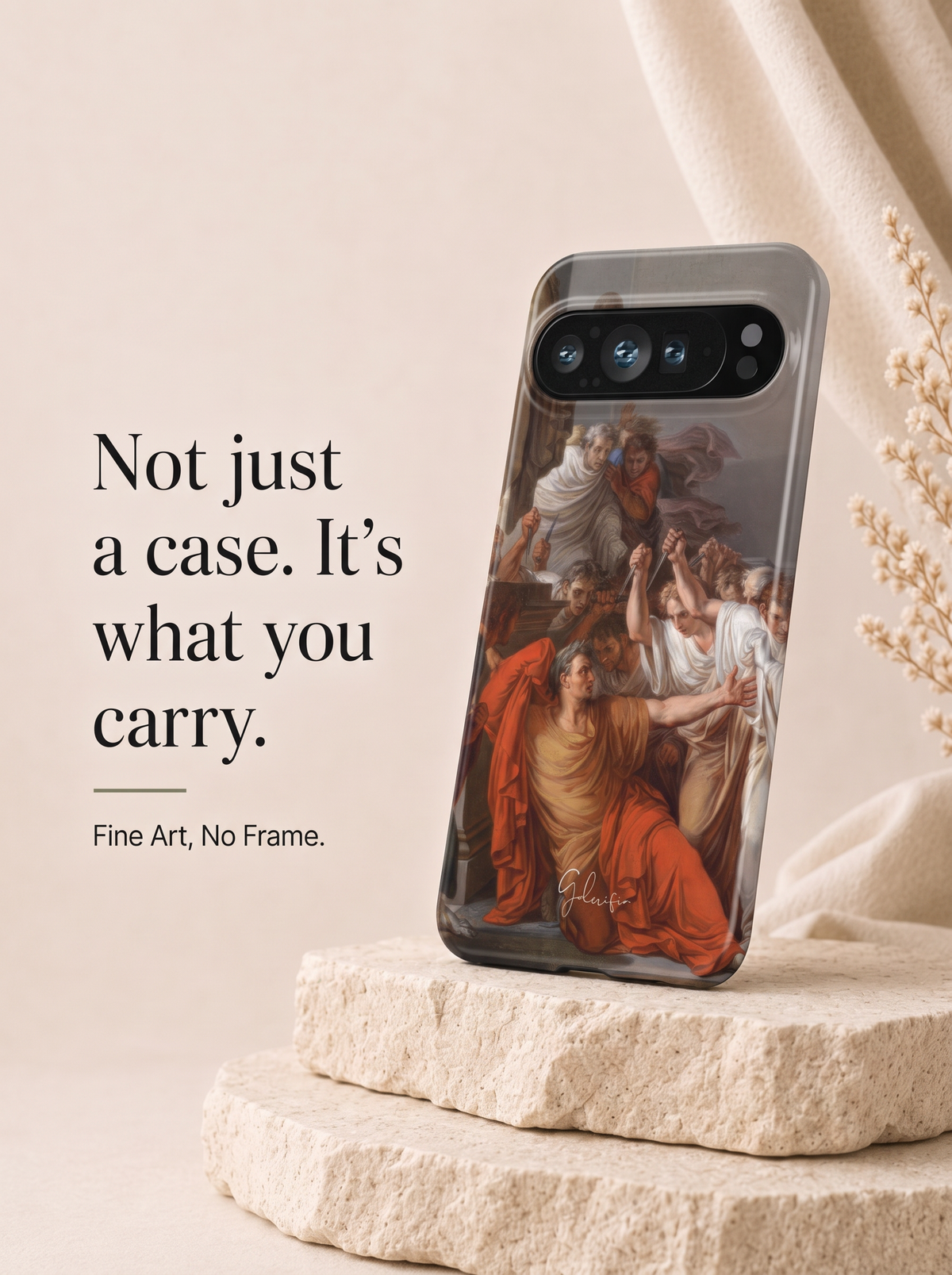 The Death of Julius Caesar by Vincenzo Camuccini Google Pixel Case