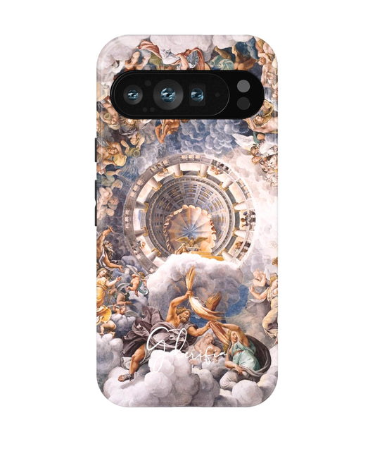 The Fall of the Giants by Giulio Romano printed on a tough Google Pixel phone case front view