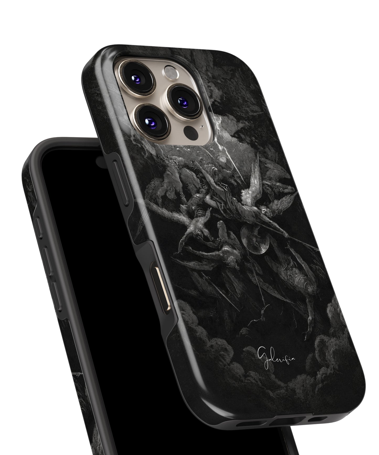 The Fall of the Rebel Angels by Gustave Doré MagSafe iPhone Case