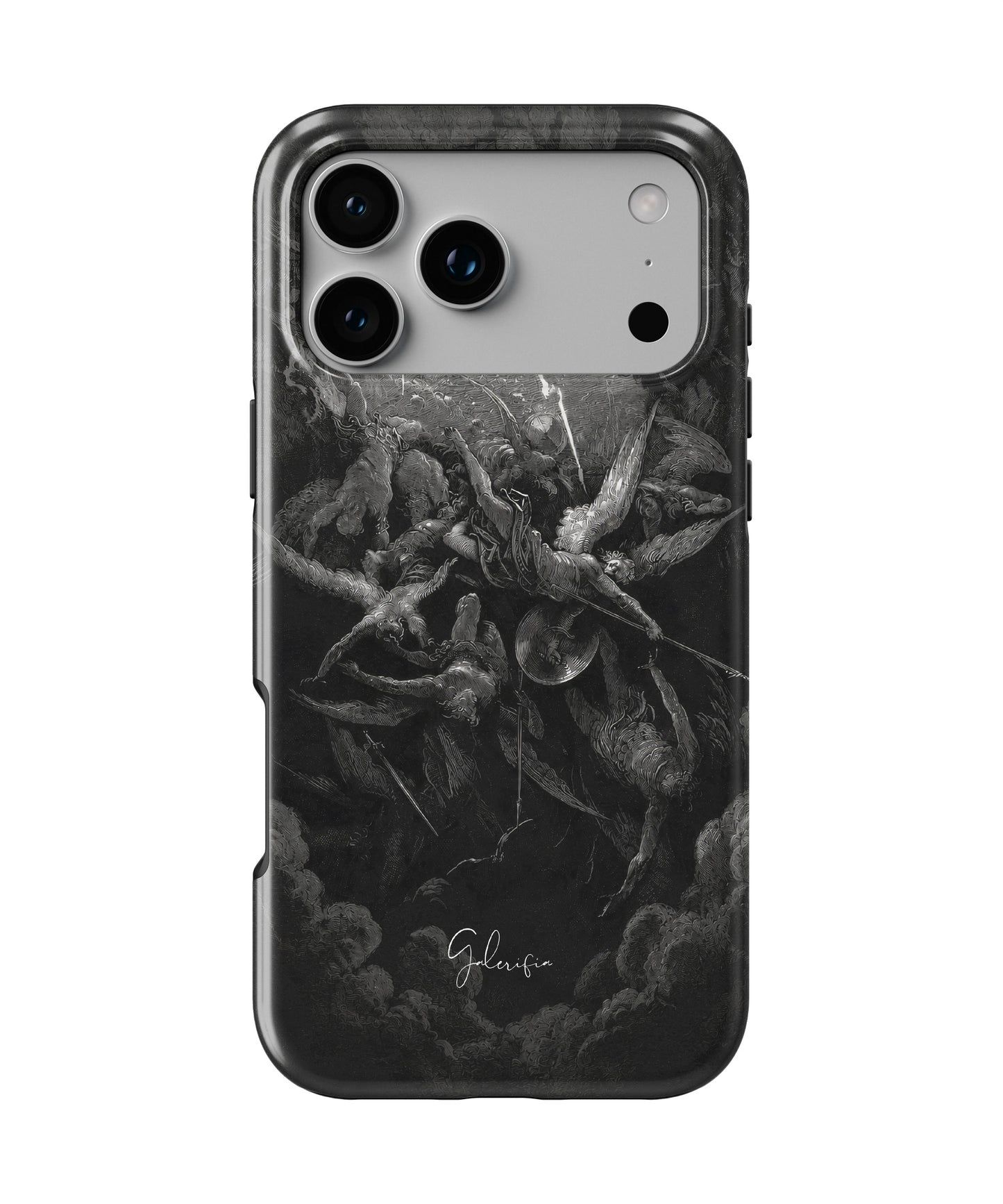 The Fall of the Rebel Angels by Gustave Doré MagSafe iPhone Case