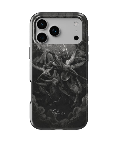 The Fall of the Rebel Angels by Gustave Doré MagSafe iPhone Case