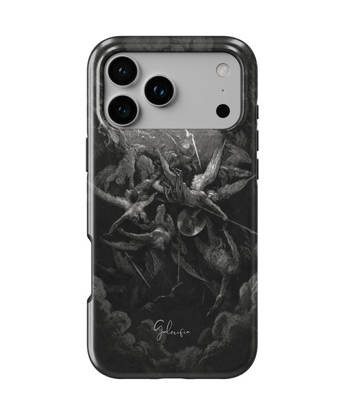 The Fall of the Rebel Angels by Gustave Doré MagSafe iPhone Case
