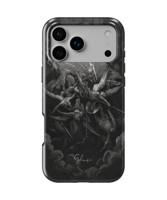 The Fall of the Rebel Angels by Gustave Doré MagSafe iPhone Case