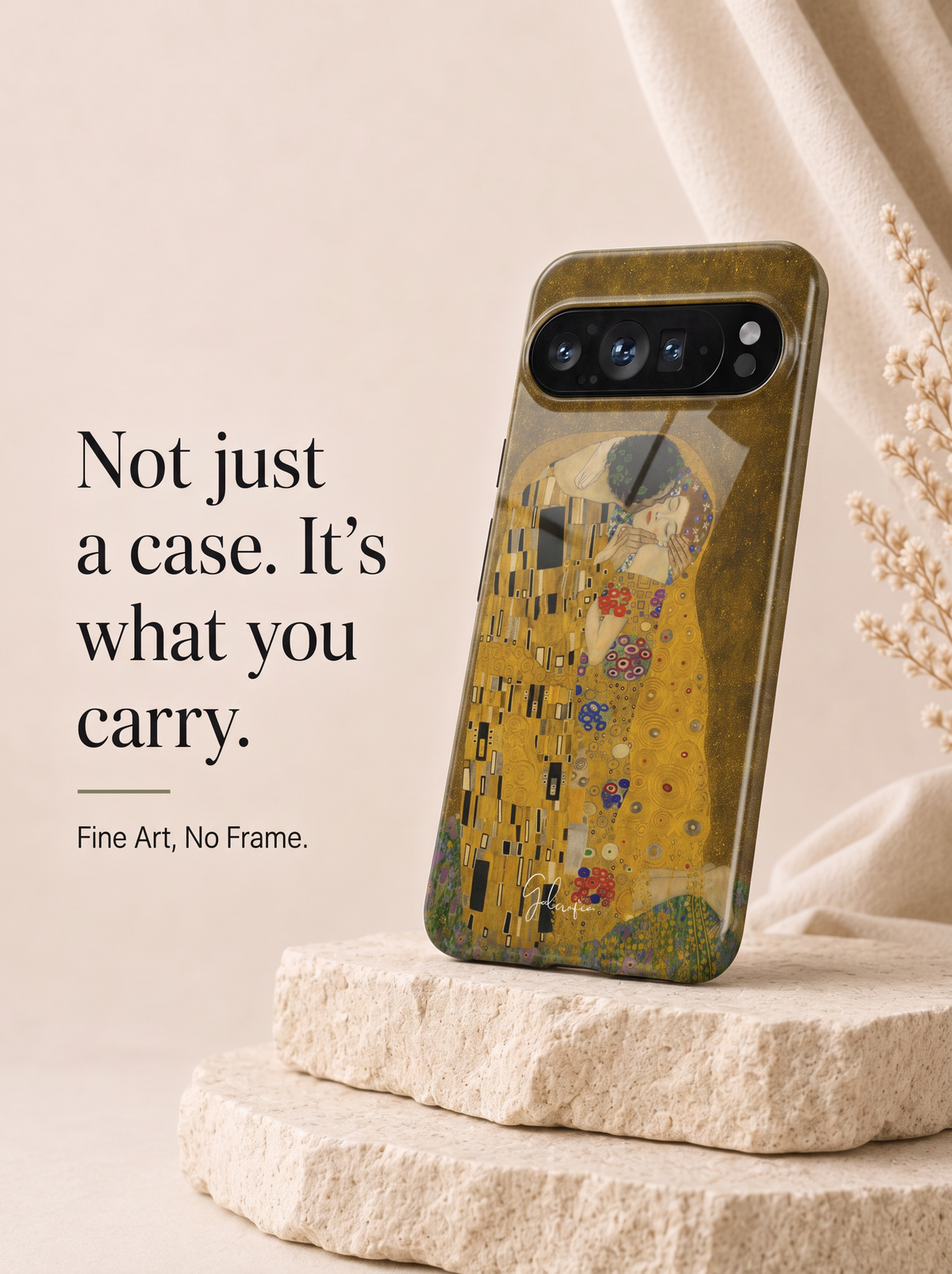 The Kiss by Gustav Klimt Google Pixel Case
