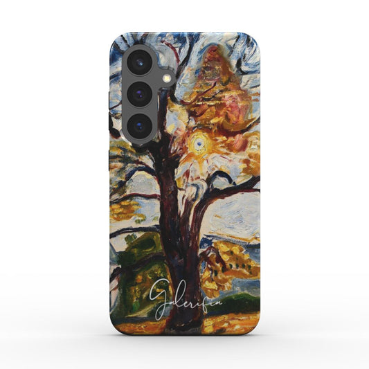 Back view of The Oak by Edvard Munch printed on a Samsung Galaxy case