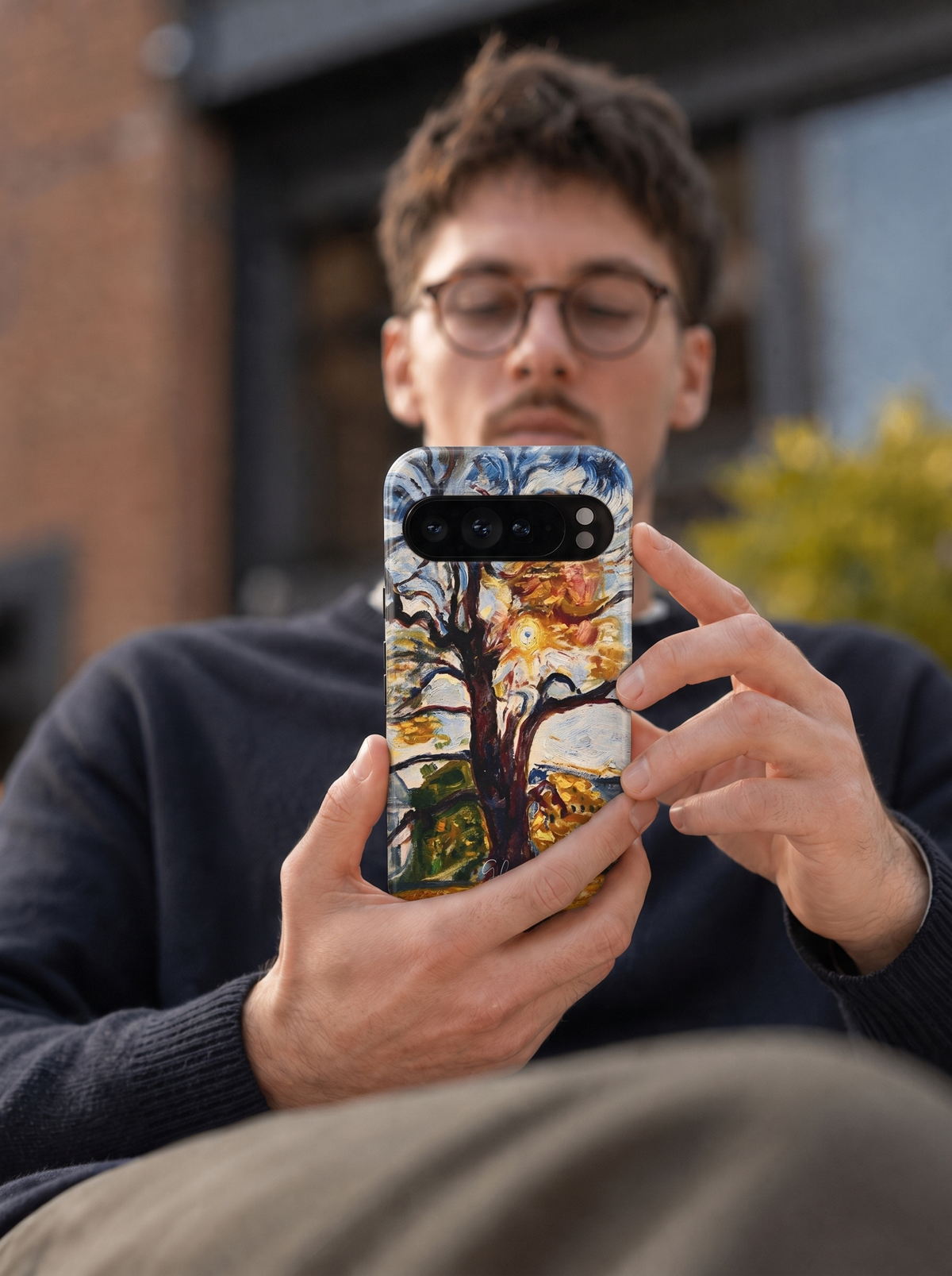 The Oak by Edvard Munch Google Pixel Case