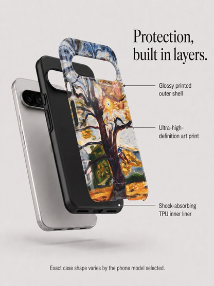 The Oak by Edvard Munch Google Pixel Case