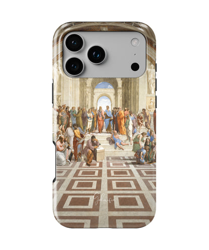 The School of Athens by Raphael iPhone Case