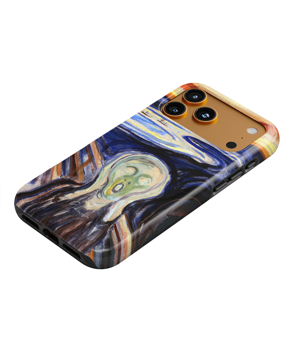 The Scream by Edvard Munch iPhone case p2