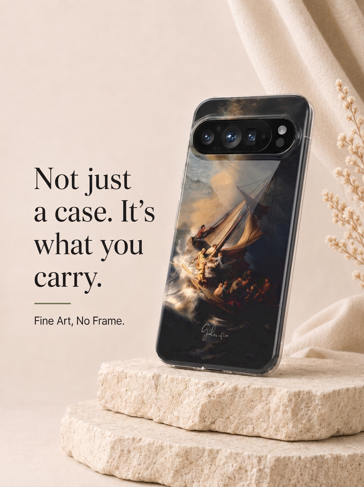 The Storm on the Sea of Galilee by Rembrandt van Rijn Google Pixel Case