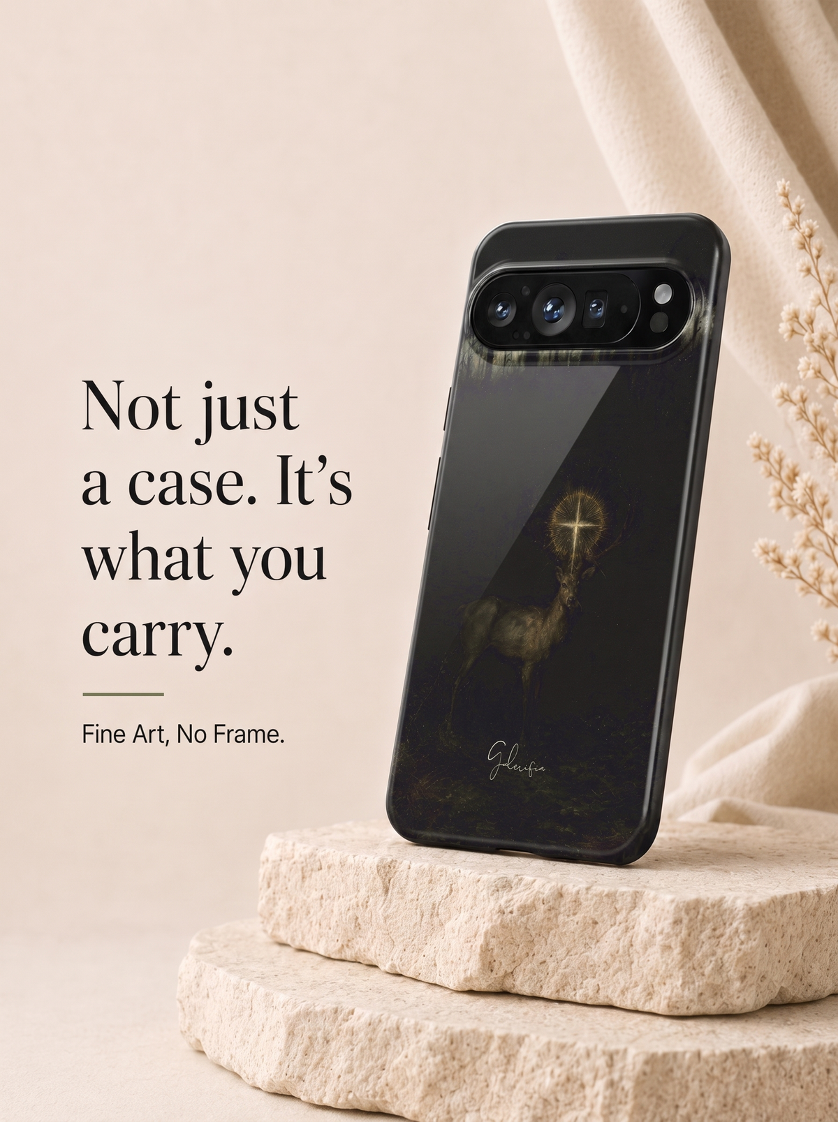 The Vision of Saint Hubert Inspired by Gustave Moreau Google Pixel Case