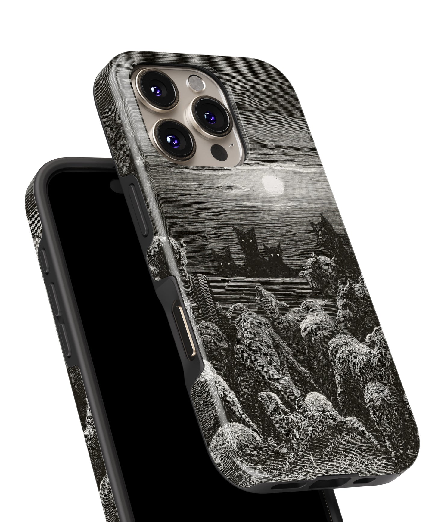 The Wolves and the Sheep by Gustave Doré iPhone Case