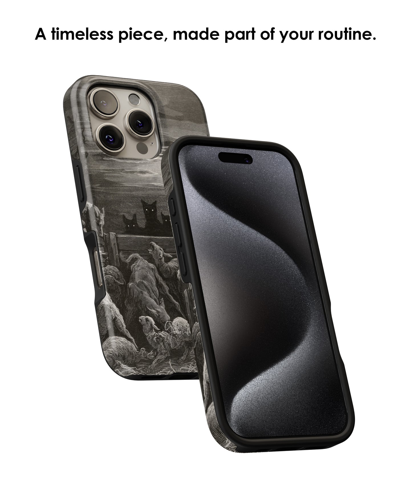 The Wolves and the Sheep by Gustave Doré iPhone Case