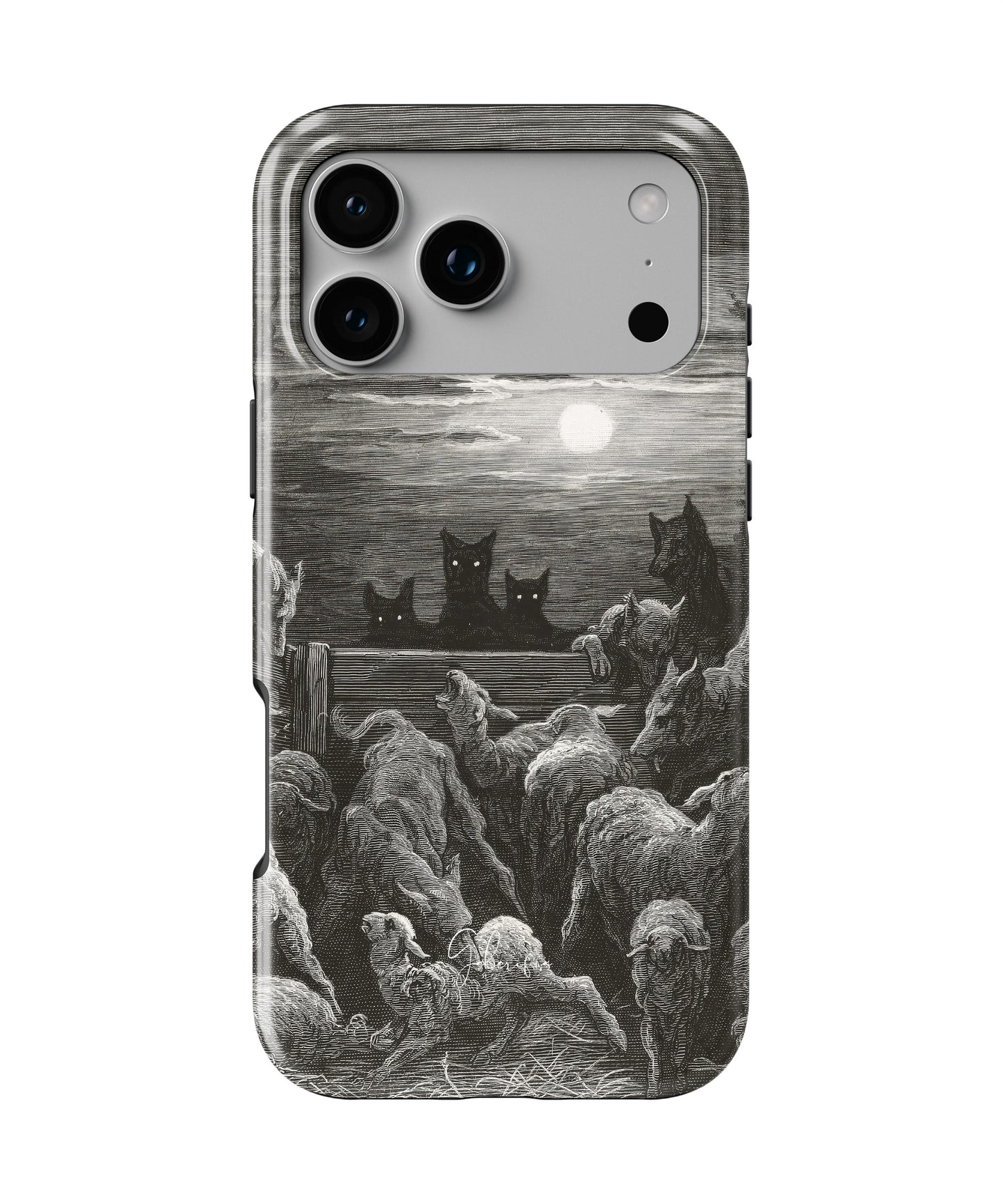 The Wolves and the Sheep by Gustave Doré iPhone Case