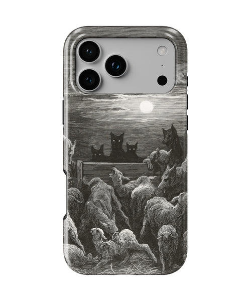 The Wolves and the Sheep by Gustave Doré iPhone Case