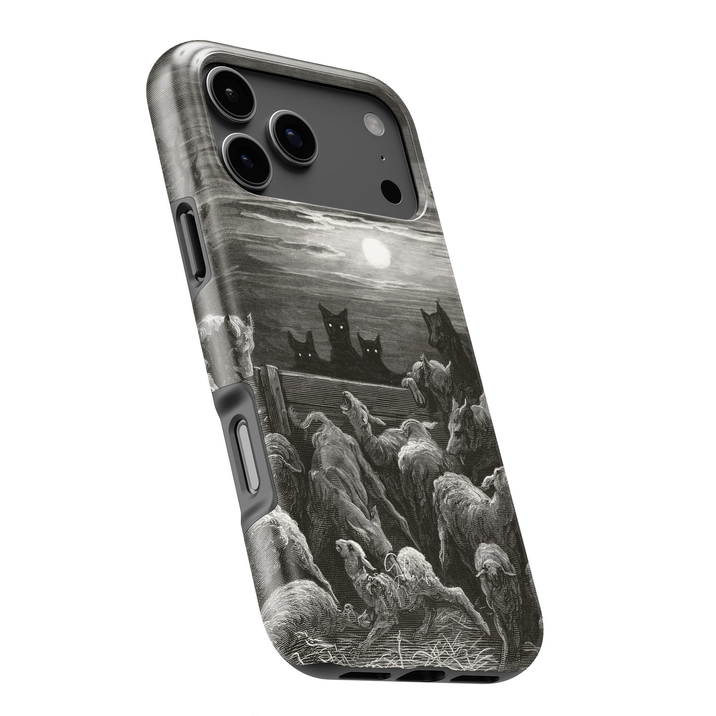 The Wolves and the Sheep by Gustave Doré iPhone Case
