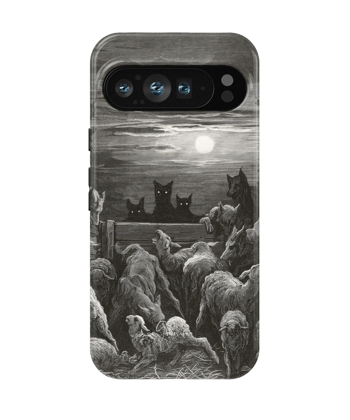 The Wolves and The Sheep by Gustave Doré Google Pixel Case