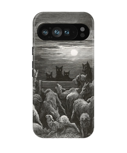 The Wolves and The Sheep by Gustave Doré Google Pixel Case
