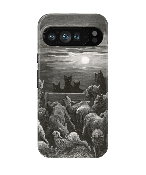 The Wolves and The Sheep by Gustave Doré Google Pixel Case