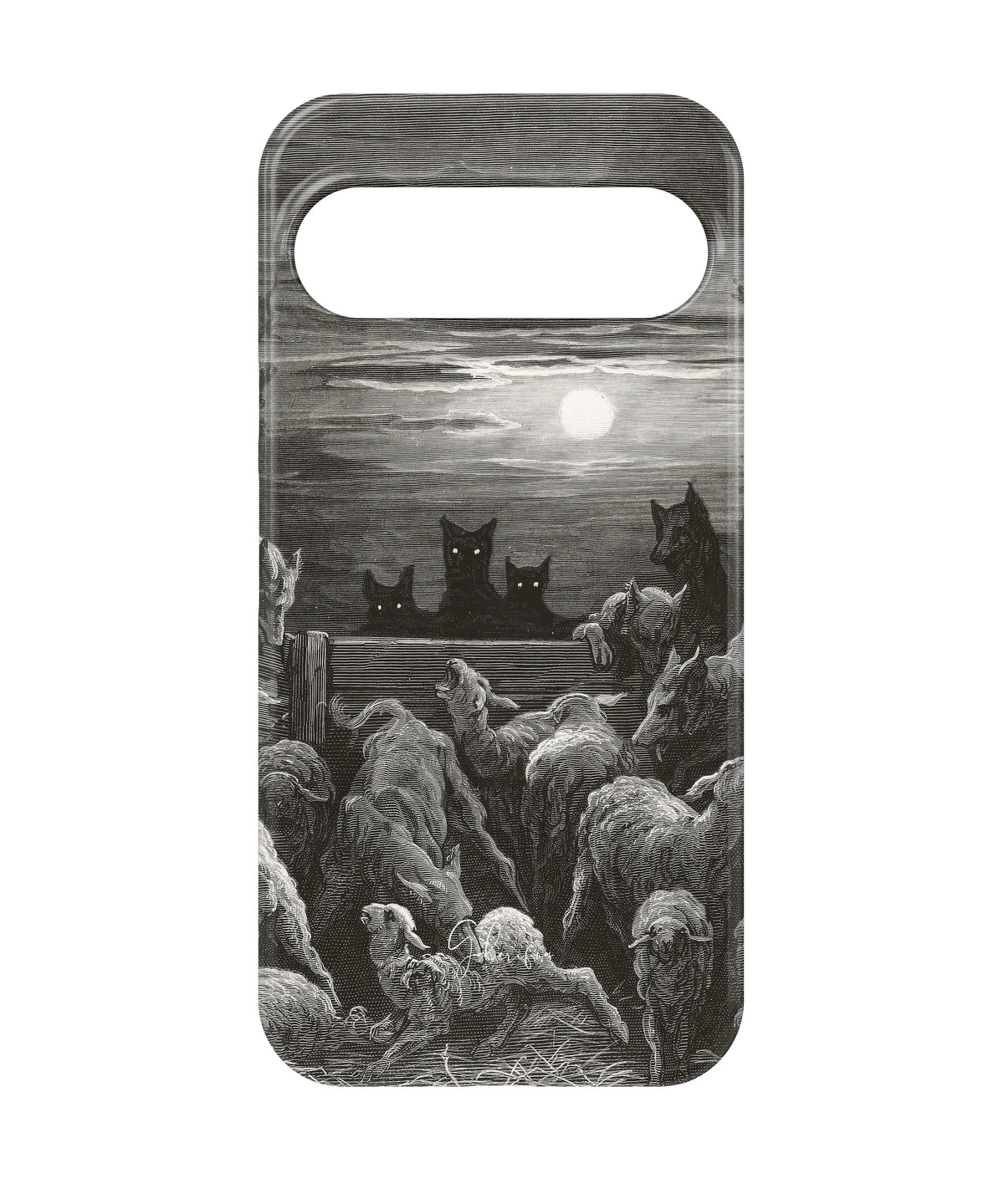 The Wolves and The Sheep by Gustave Doré Google Pixel Case
