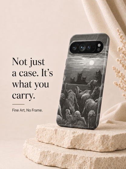 The Wolves and The Sheep by Gustave Doré Google Pixel Case