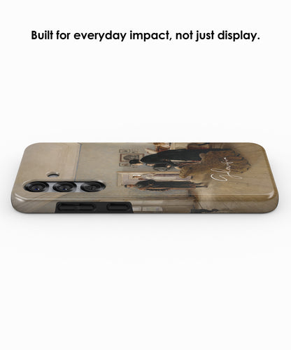 Angled view of They Did Not Expect Him by Ilya Repin tough Samsung Galaxy case