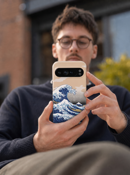 Under the Wave off Kanagawa by Katsushika Hokusai Google Pixel Case