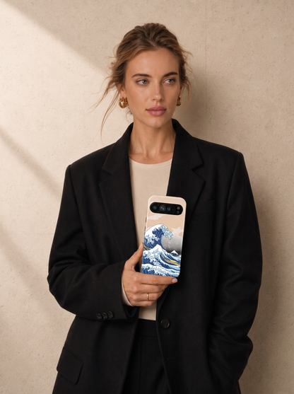 Under the Wave off Kanagawa by Katsushika Hokusai Google Pixel Case