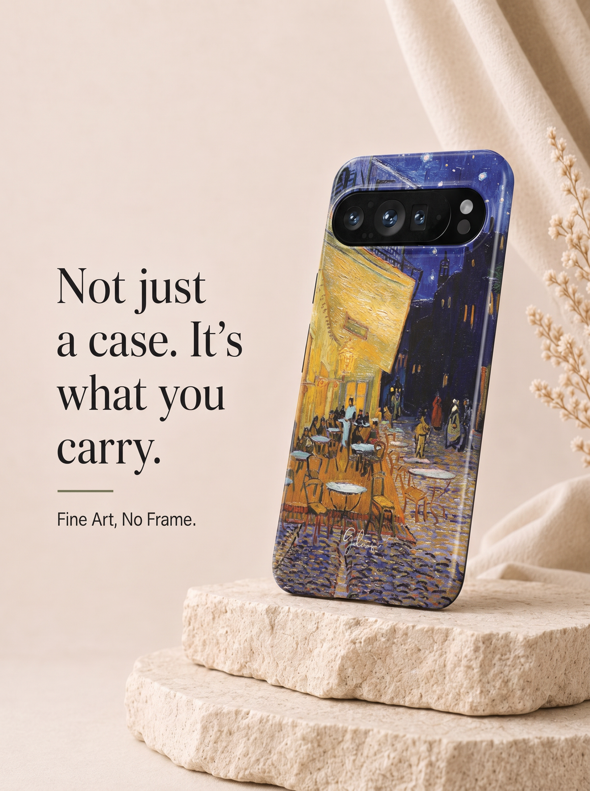 Café Terrace at Night by Vincent van Gogh Google Pixel Case