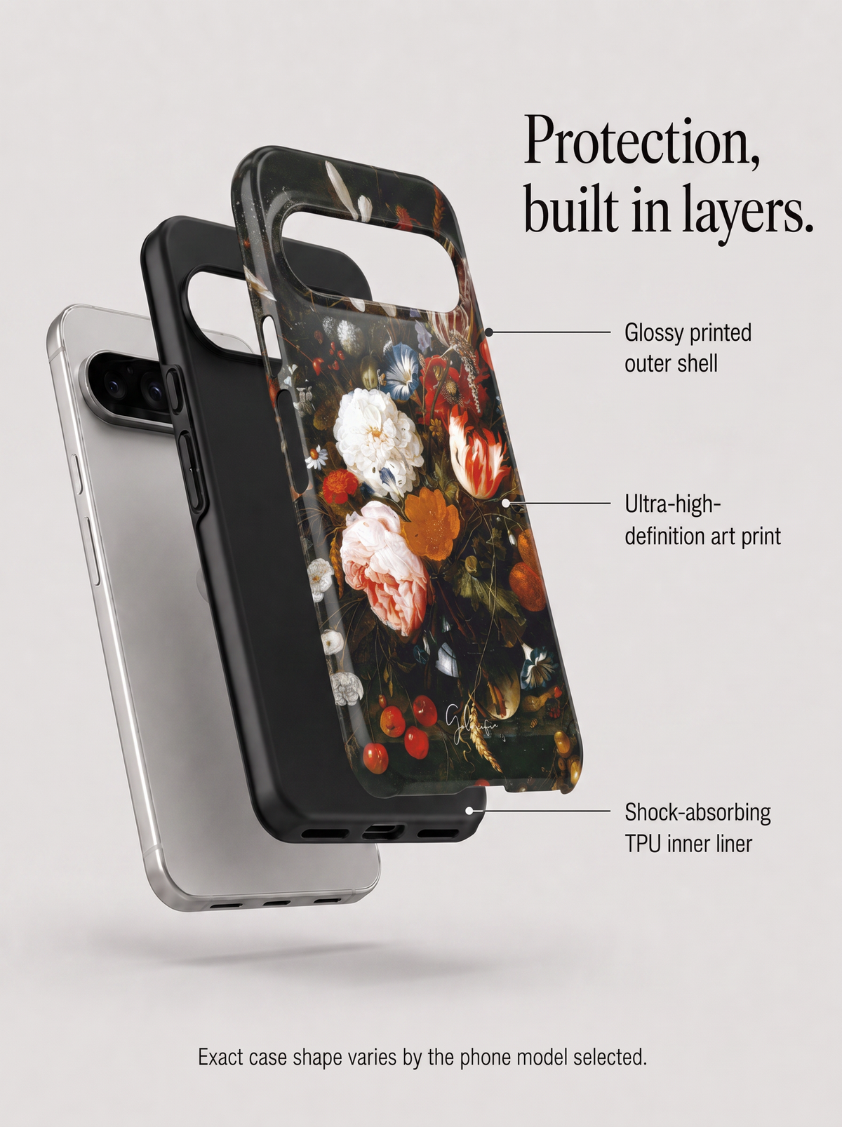 Vase of Flowers by Jan Davidsz de Heem Google Pixel Case