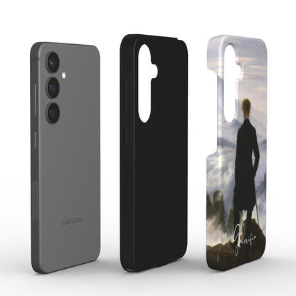 Edge detail of Wanderer above the Sea of Fog by Caspar David Friedrich Samsung Galaxy case
