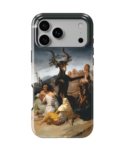 Witches' Sabbath by Francisco Goya MagSafe iPhone case p1